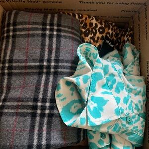 Size M Box of 7 Clothing Items Plaid Skirt Sheath Dress Pants Anthro Top Ladies